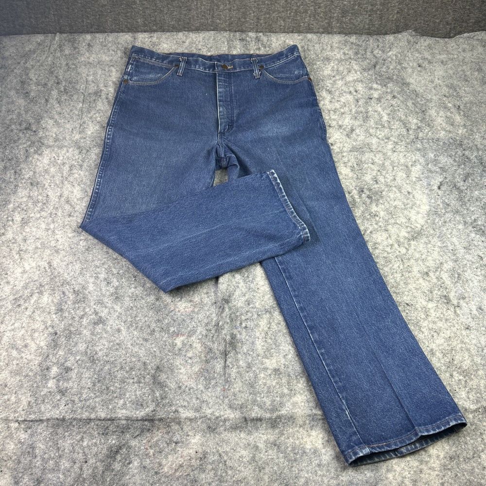 Wrangler 936DEN Men's 36x30 Straight Leg Denim‎ Jeans Vintage Made In USA